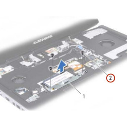 Замена модулей памяти Dell Alienware M17x R3