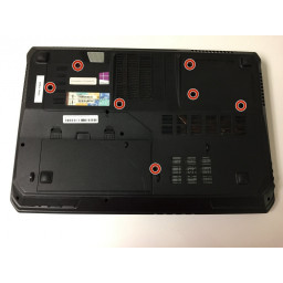 CyberPowerPC Fangbook MS-1763 Замена задней обложки